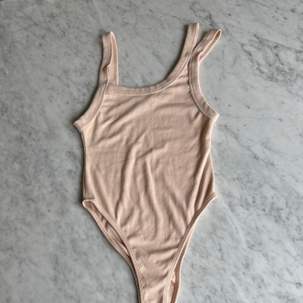 Zara Ribbed Bodysuit Tank